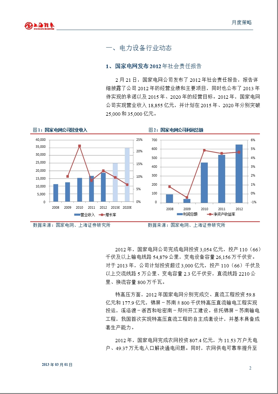 电力设备行业3月份投资策略：业绩呈现分化关注特高压与分布式电源130301.ppt_第2页