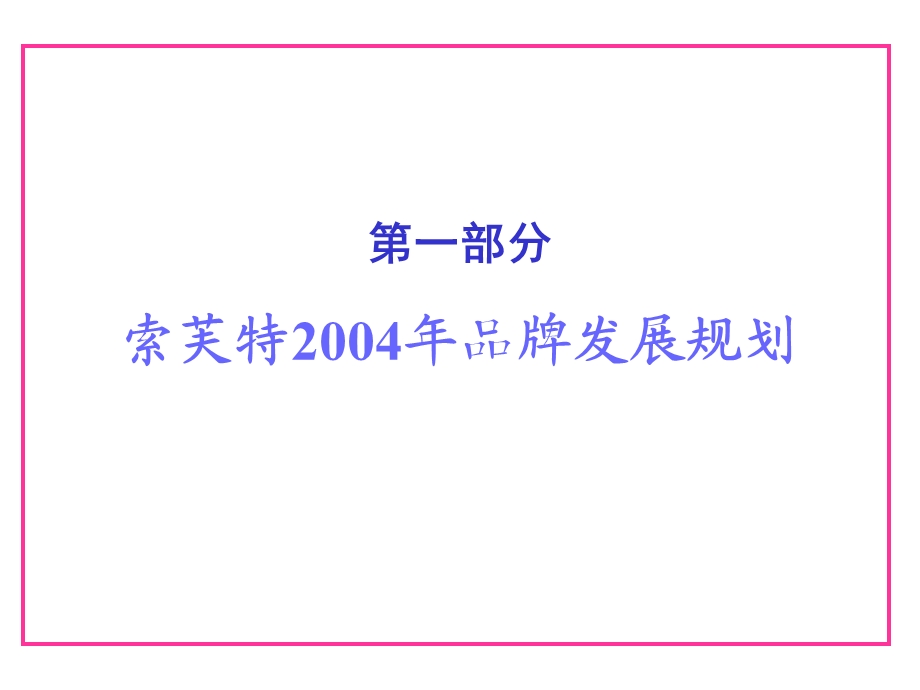 索芙特2004产品规划及品牌规划（定） .ppt_第3页