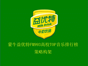 蒙牛益优特FM993高校TOP音乐排行榜.ppt