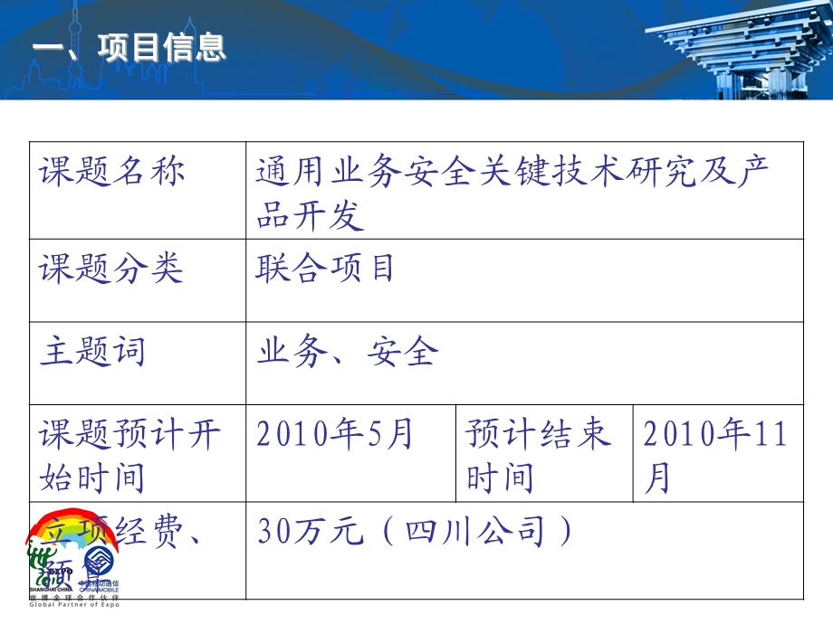 《通用业务安全关键技术研究及产品开发》开题报告.ppt_第2页