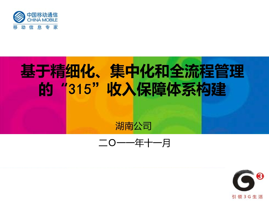 湖南公司315收入保障体系构建.ppt_第1页