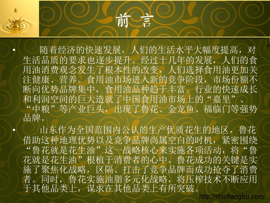 一线花生油品牌整合营销策划方案.ppt_第2页