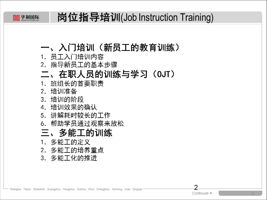 岗位指导培训(Job Instruction Training).ppt_第2页