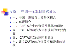 《中国—东盟自由贸易区概述》 .ppt