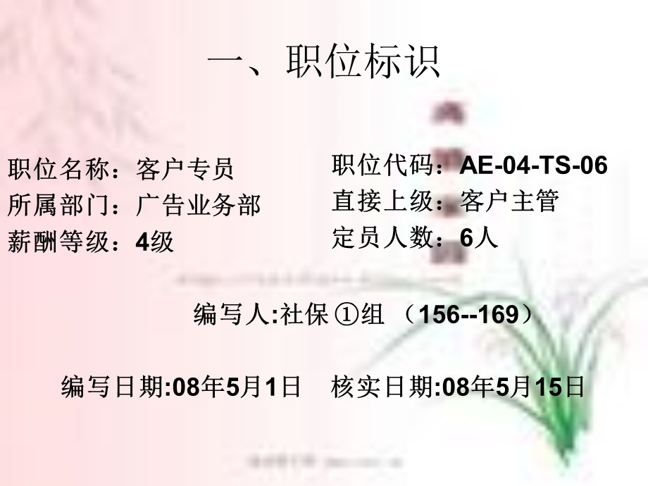 广告代理公司职位说明书.ppt_第2页