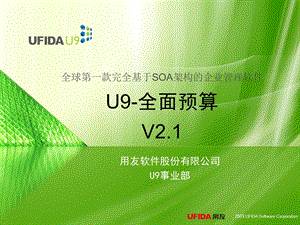 用友U9全面预算培训.ppt