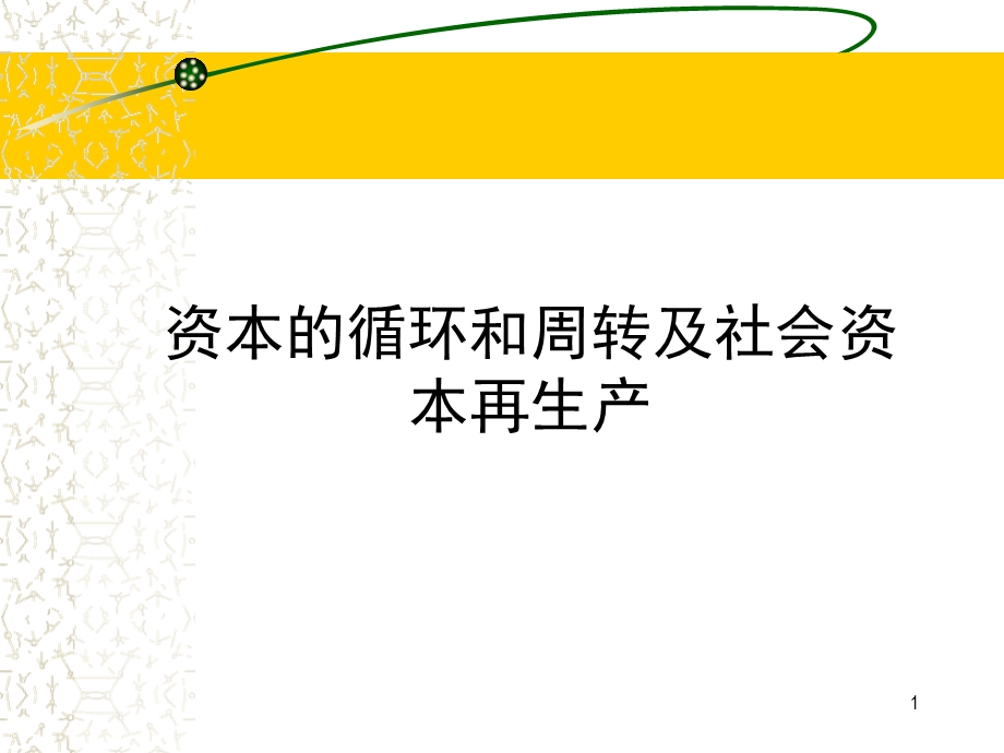 资本的循环和周转及社会资本再生产(ppt ).ppt_第1页