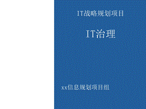 信息规划项目组.ppt