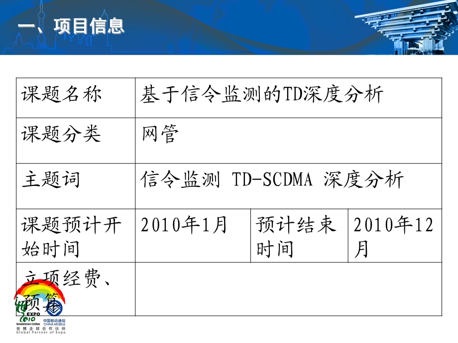 《基于信令监测的TD深度分析》开题报告.ppt_第2页