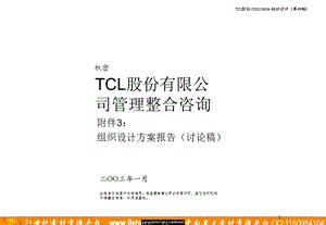 麦肯锡TCL股份组织结构设计方案.ppt