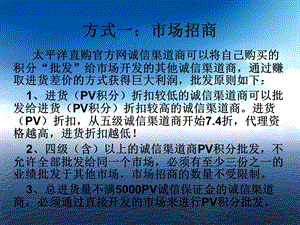 太平洋直购赢利模式.ppt