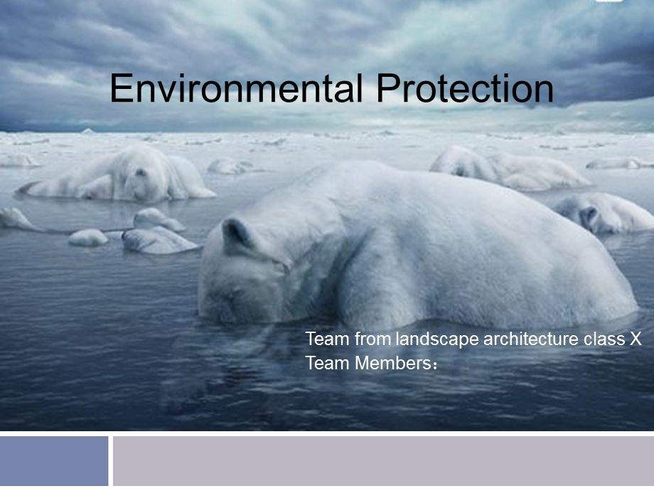 EnvironmentalProtection(环境保护演讲PPT).ppt_第1页