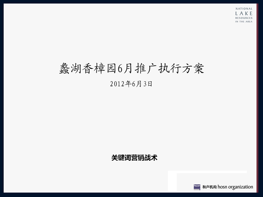 无锡蠡湖香樟园6月份执行推广执行方案.ppt_第2页