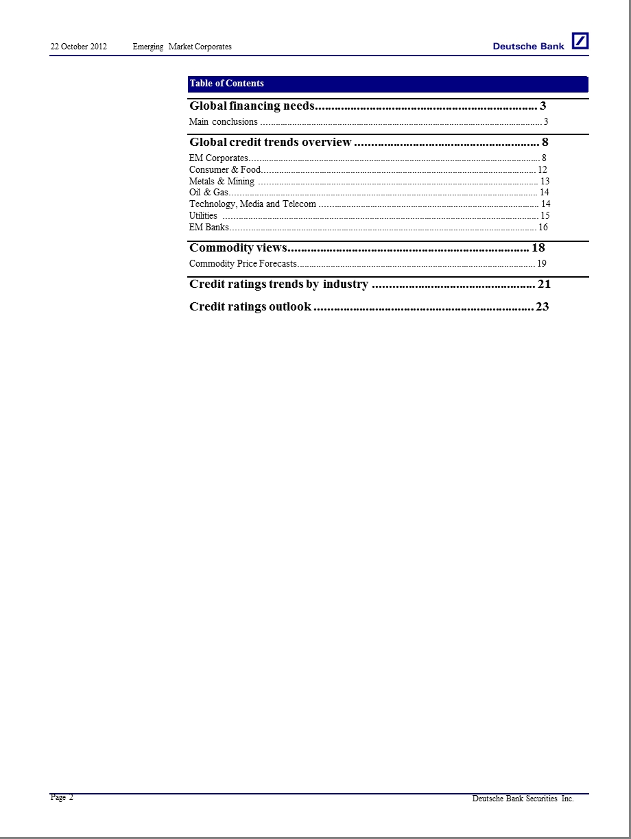 EMERGINGMARKETCORPORATES：CORPORATECREDITTRENDSFAIRLYROBUST／CHALLENGESEMERGE1023.ppt_第2页