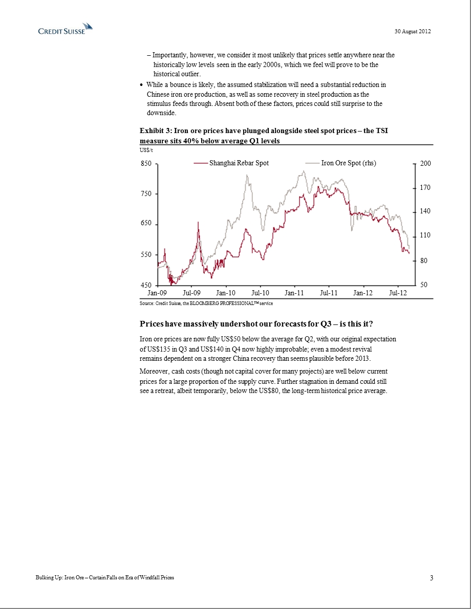 BULKINGUP：IRONORE–CURTAINFALLSONERAOFWINDFALLPRICES0905.ppt_第3页