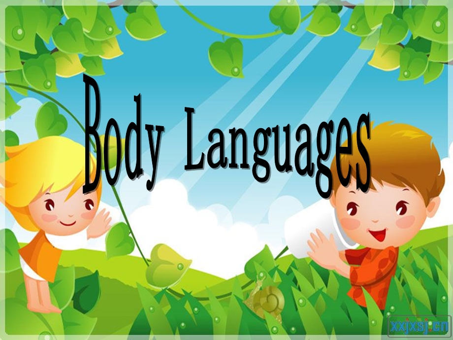 肢体语言 Body Languages.ppt_第1页