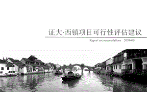 上海市证大西镇项目可行性评估建议.ppt