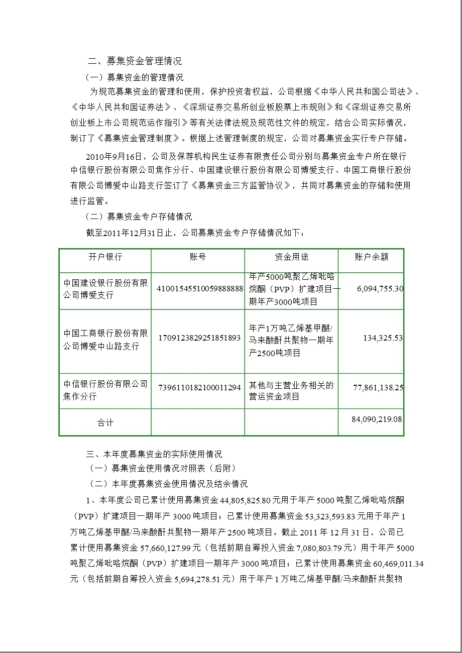 新开源：募集资金存放与实际使用情况专项报告.ppt_第2页