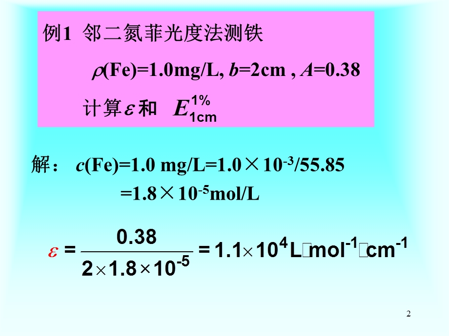 吸光光度法的灵敏度与准确度.ppt_第2页