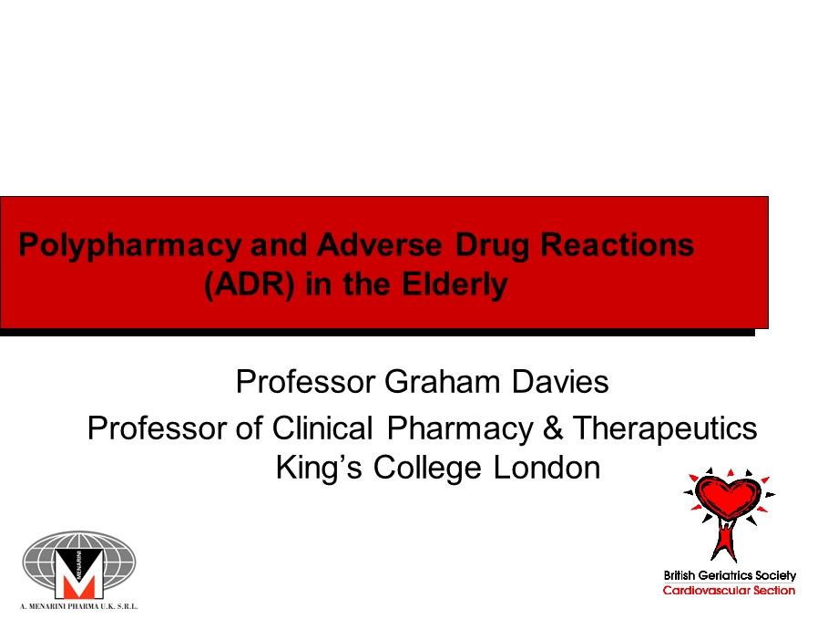 Polypharmacy and Adverse Drug Reactions in the Elderly：聚药和老人药物不良反应.ppt_第1页