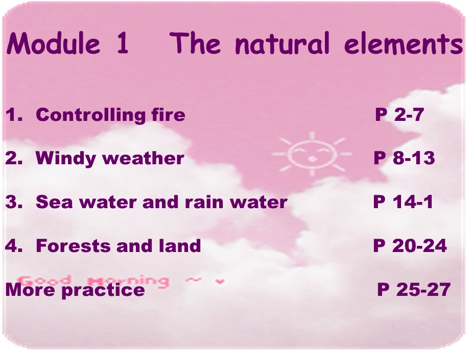 上海版牛津初中英语课件Module 1The natural elements.ppt_第2页