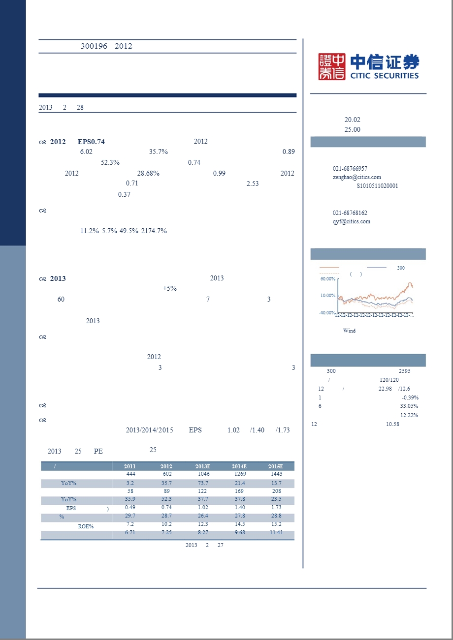 长海股份(300196)报点评：创新产品迭出助推业绩持续增长130228.ppt_第1页