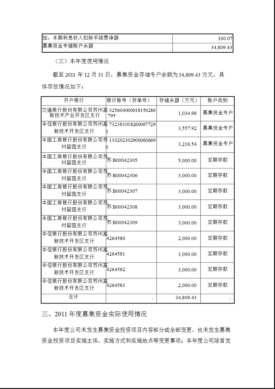 电科院：东吴证券股份有限公司关于公司募集资金存放与使用情况的专项核查意见.ppt_第3页