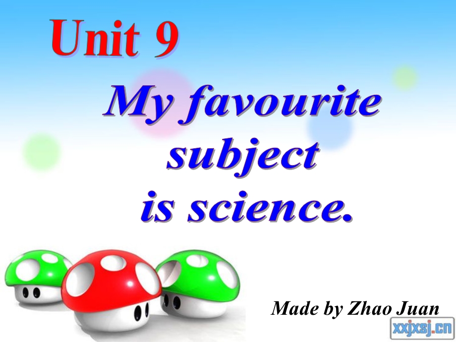 人教版新目标七级上册Unit9My favorite subject is science课件.ppt_第3页