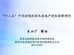 国内国际宏观经济形势及预测 12页.ppt