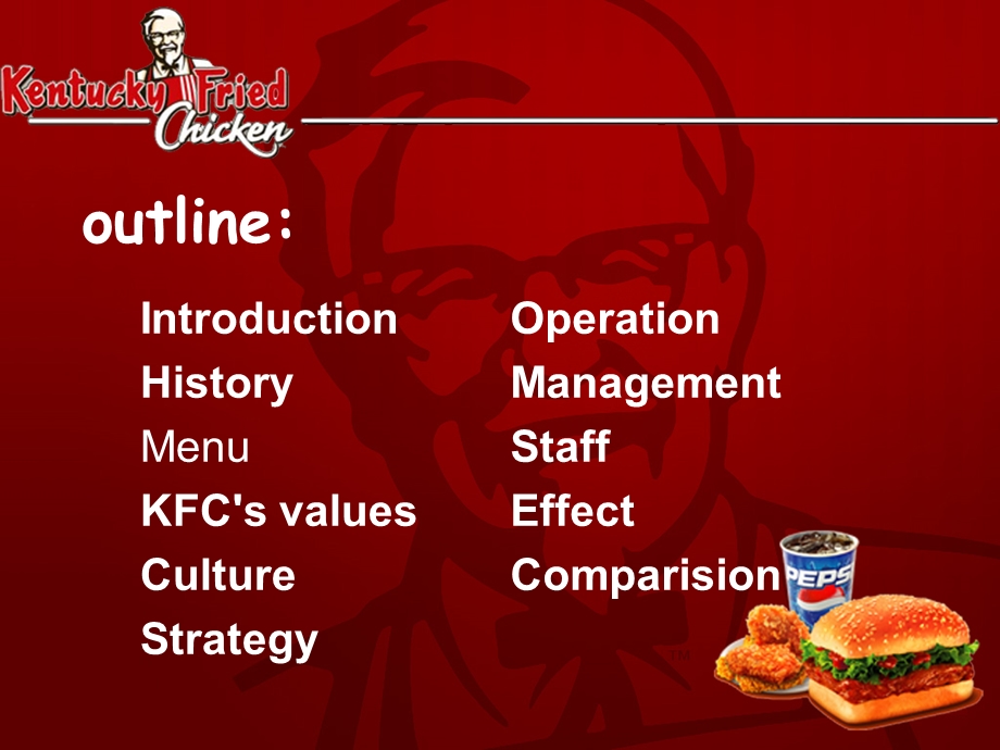 presentation of kfc(肯德基英文介绍).ppt.ppt_第2页