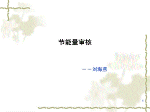 节能量审核.ppt