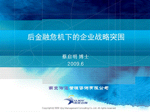 《后金融危机下的企业战略突围》 .ppt
