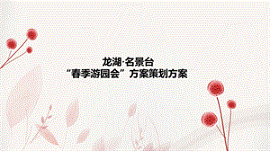 季游园会暖场方案策划方案.ppt