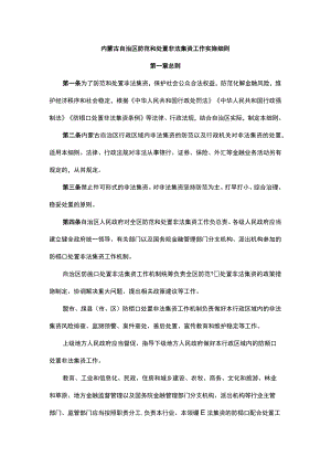 内蒙古自治区防范和处置非法集资工作实施细则.docx