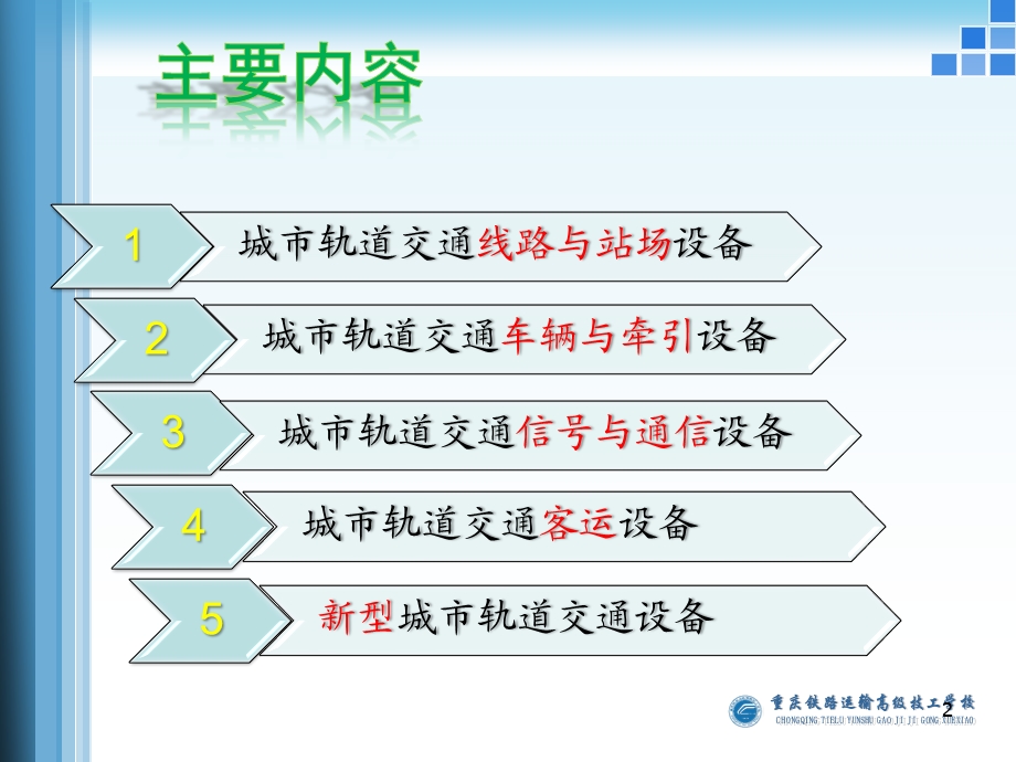 城市轨道交通运输设备 电子教案.ppt_第2页