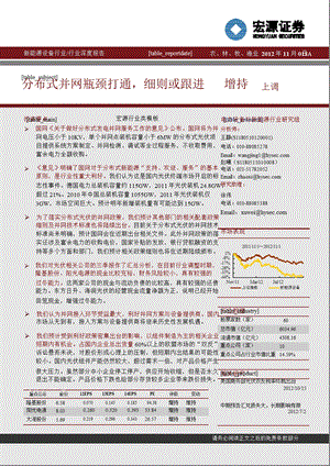 新能源设备行业深度报告：分布式并网瓶颈打通细则或跟进1106.ppt