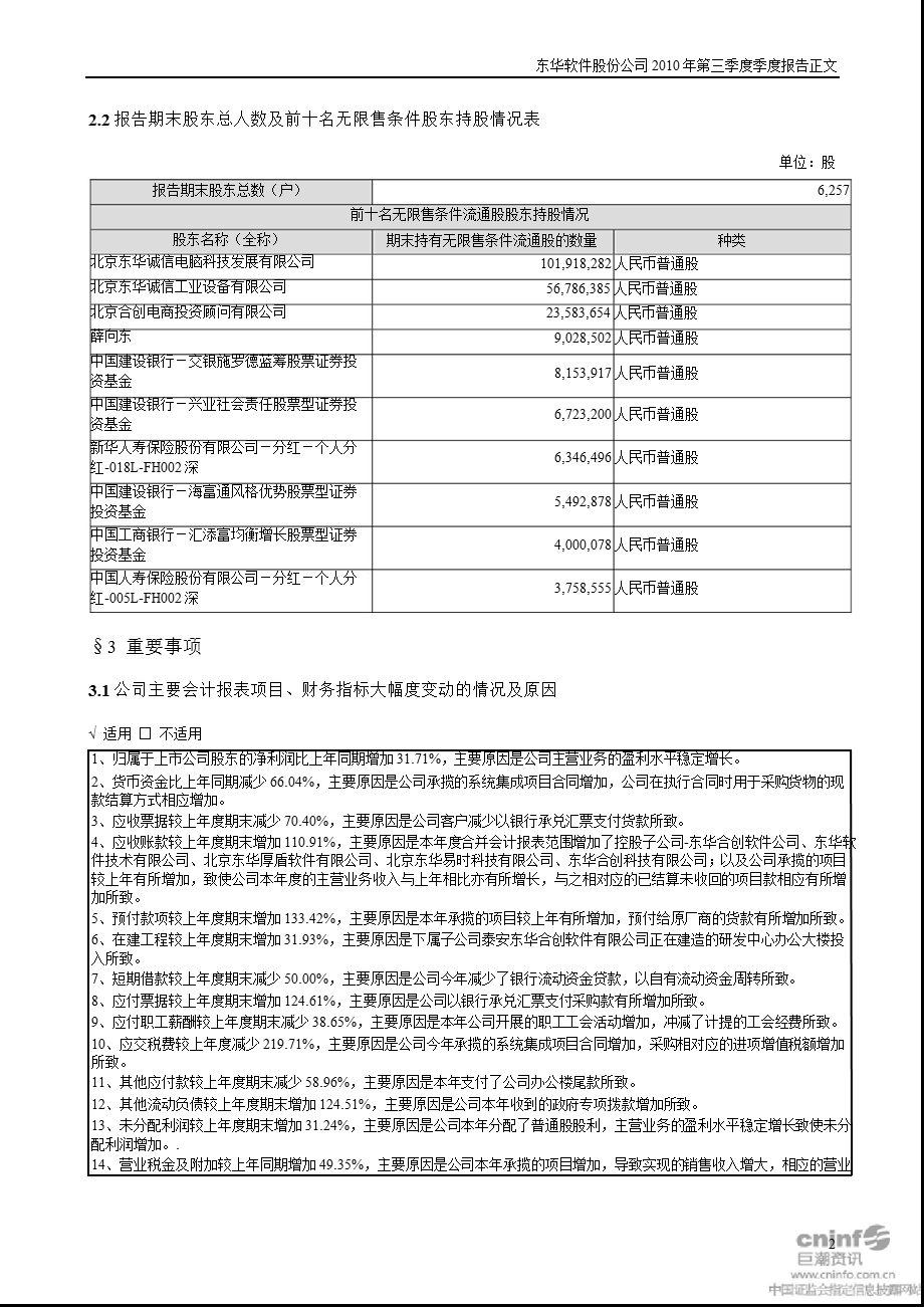 东华软件：第三季度报告正文.ppt_第2页