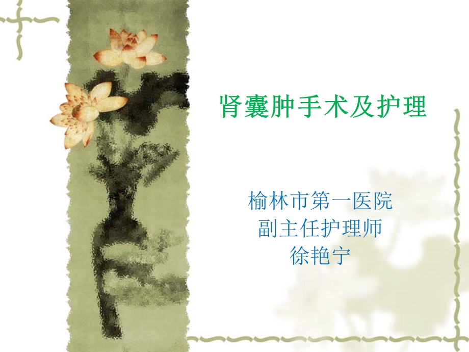 肾囊肿手术及护理ppt1.ppt_第1页