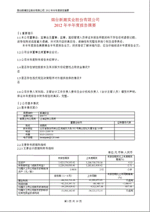 600777 新潮实业半报摘要.ppt