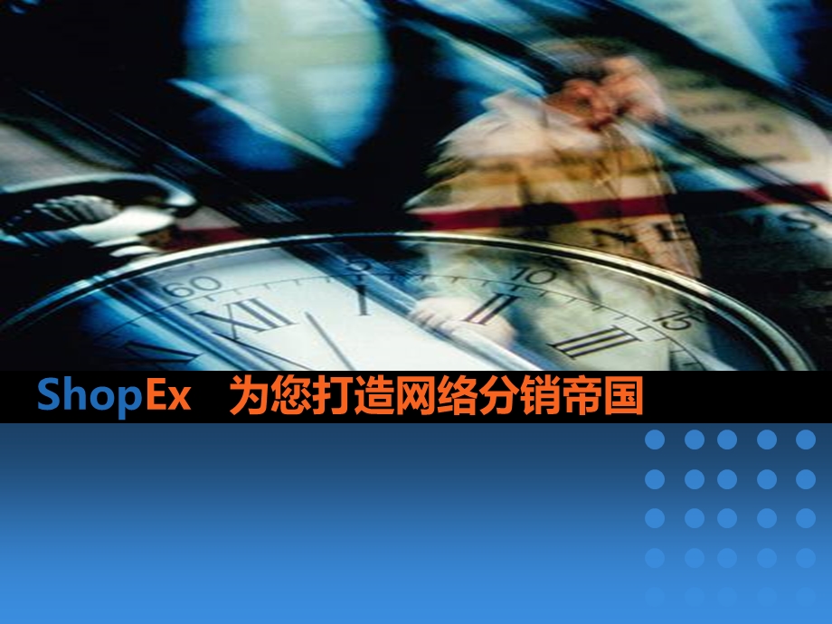 网络分销（B2B）平台ShopEx为您打造网络分销帝国.ppt_第1页