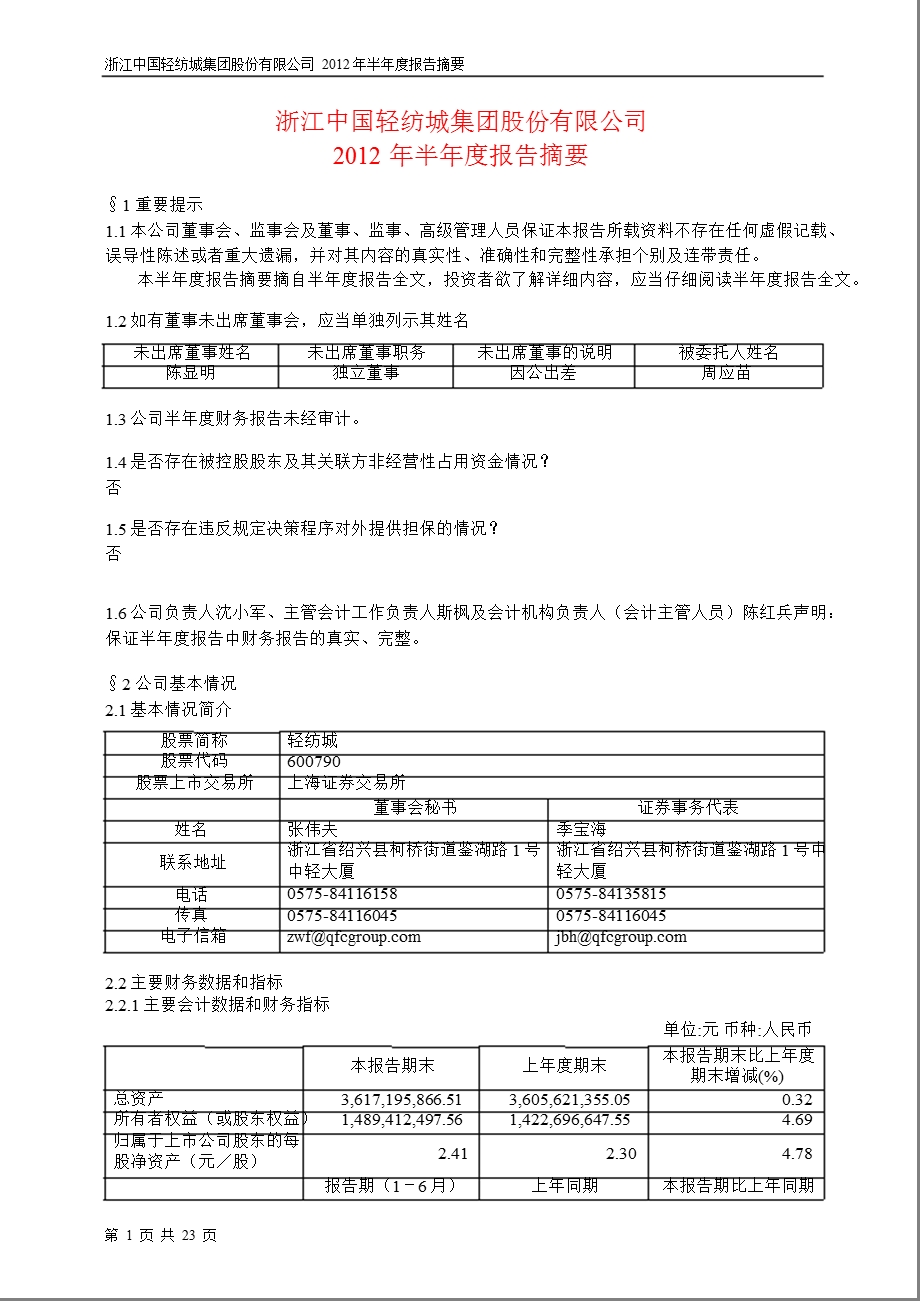 600790 轻纺城半报摘要.ppt_第1页