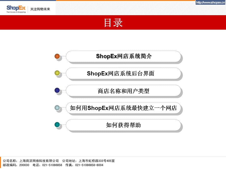 shopex网店基本功能操作解析485版.ppt_第2页