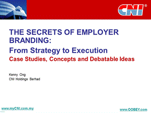 THE SECRETS OF EMPLOYER BRANDING From Strategy to Execution.ppt