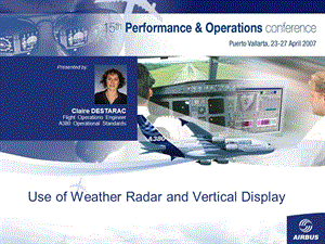 空客气象雷达的使用和垂直显示.ppt