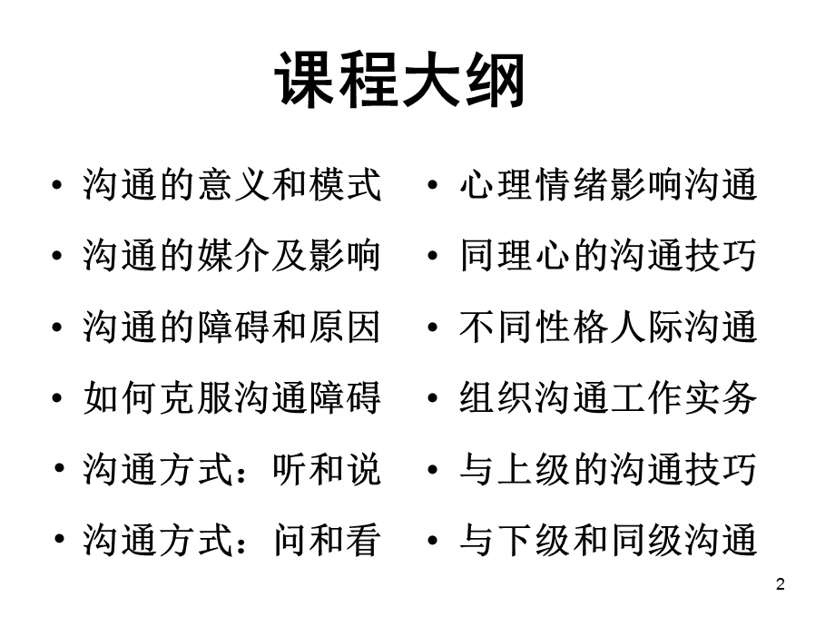 【精品】经理人高效沟通技巧【强烈推荐非常经典】 .ppt_第2页