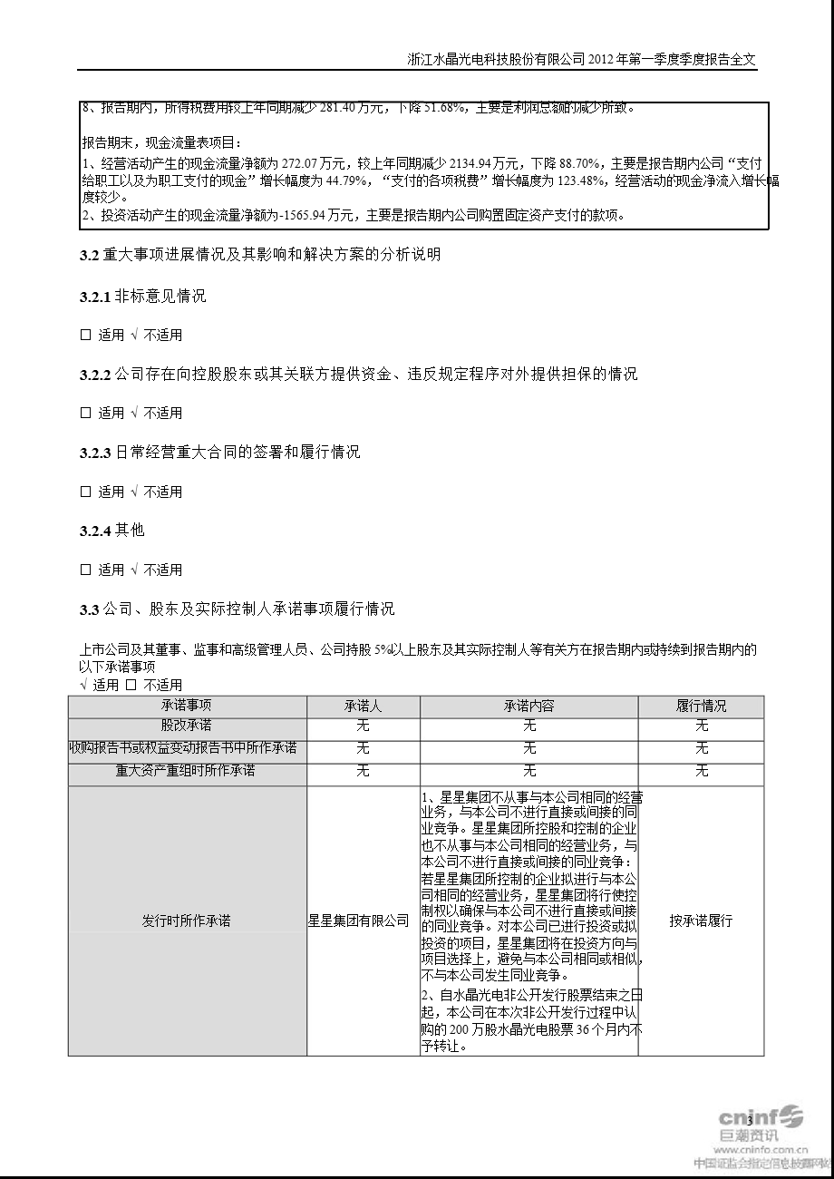 水晶光电：第一季度报告全文.ppt_第3页