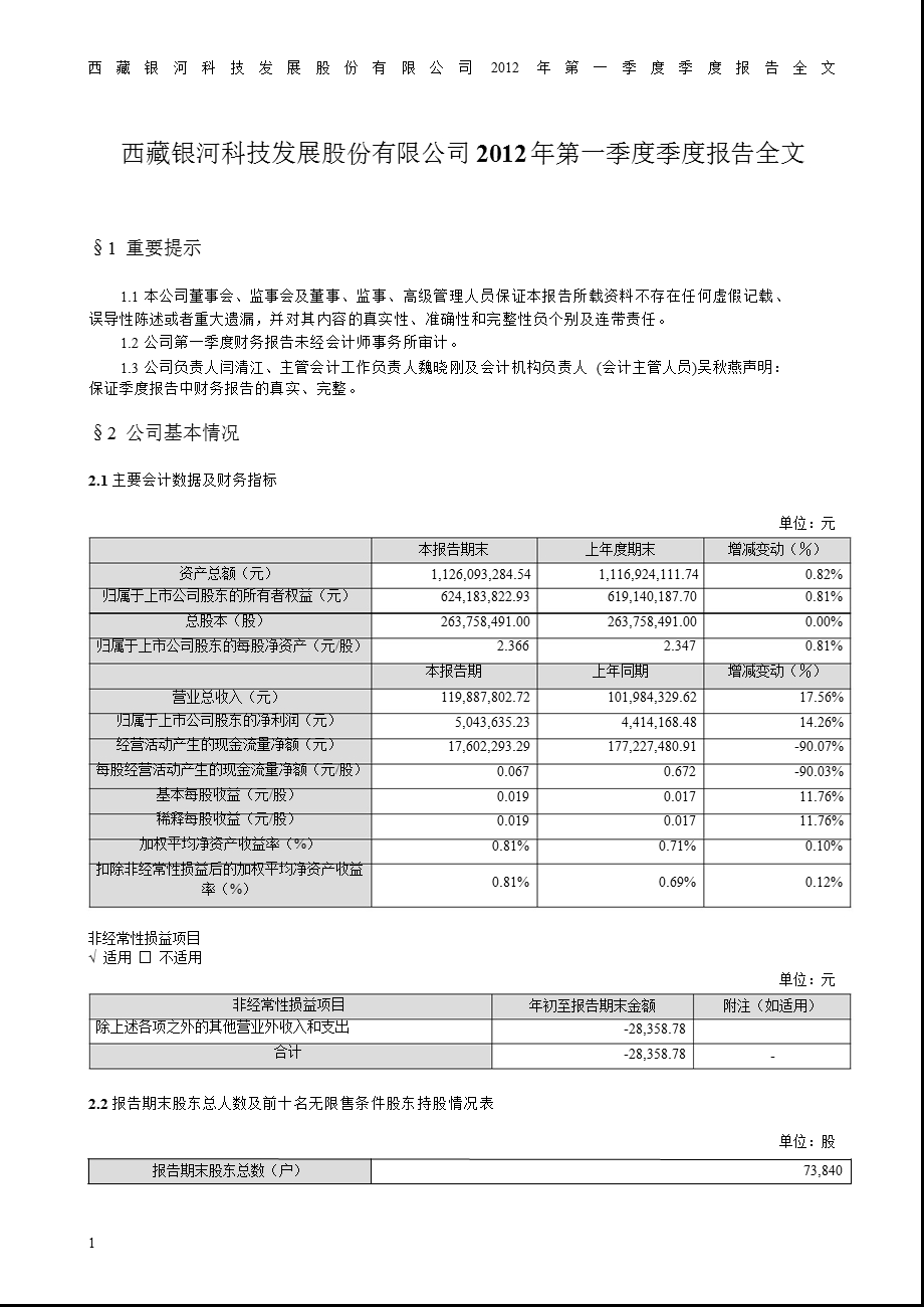 西藏发展：第一季度报告全文.ppt_第1页