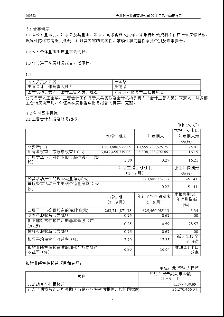 600582天地科技第三季度季报.ppt_第3页