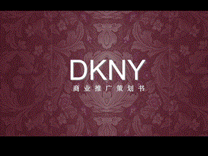 美国纽约DKNY（Donna Karan New York）时装品牌商业推广策划案.ppt