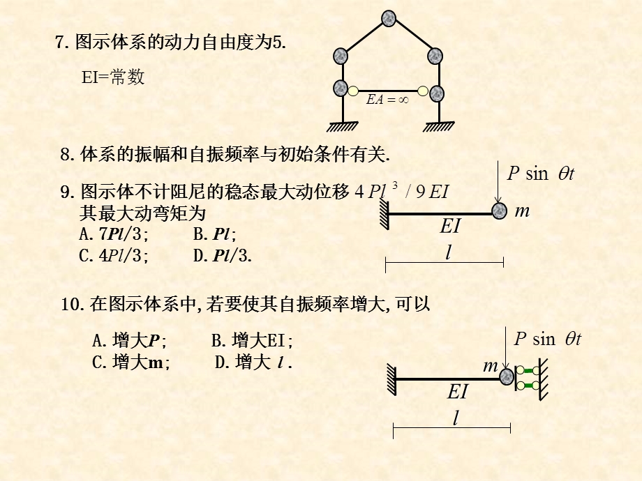 结构动力学练习及解答22页.ppt_第3页